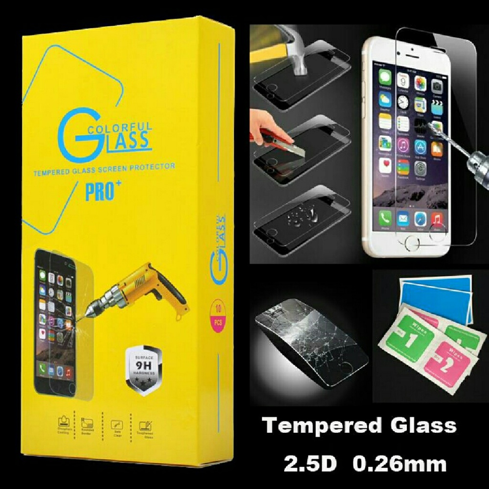- 2 Tempered glass screen protector iPhone 7